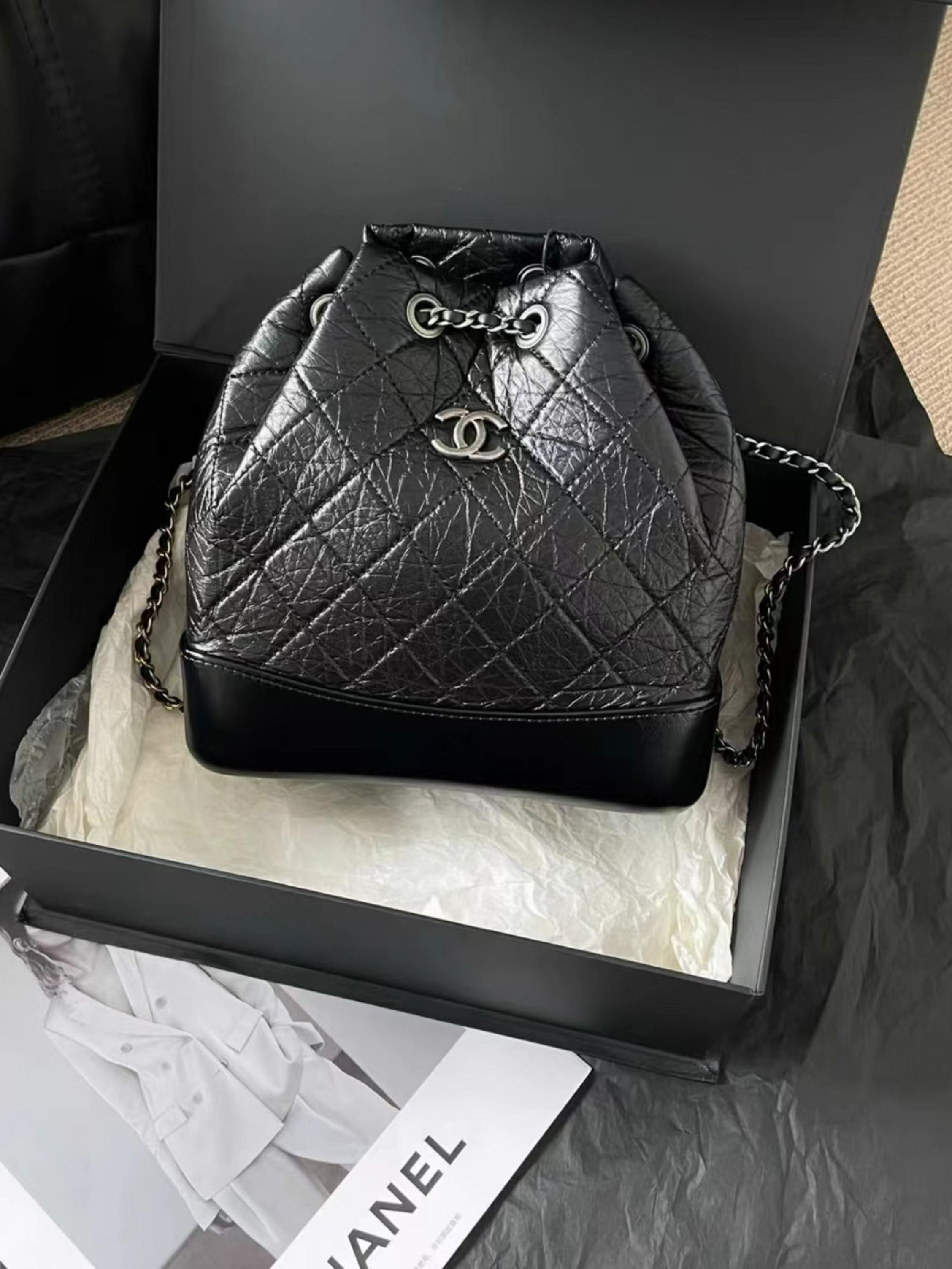 Chanel Gabrielle Small backpack like new full set, Luxury, Bags & Wallets  on Carousell