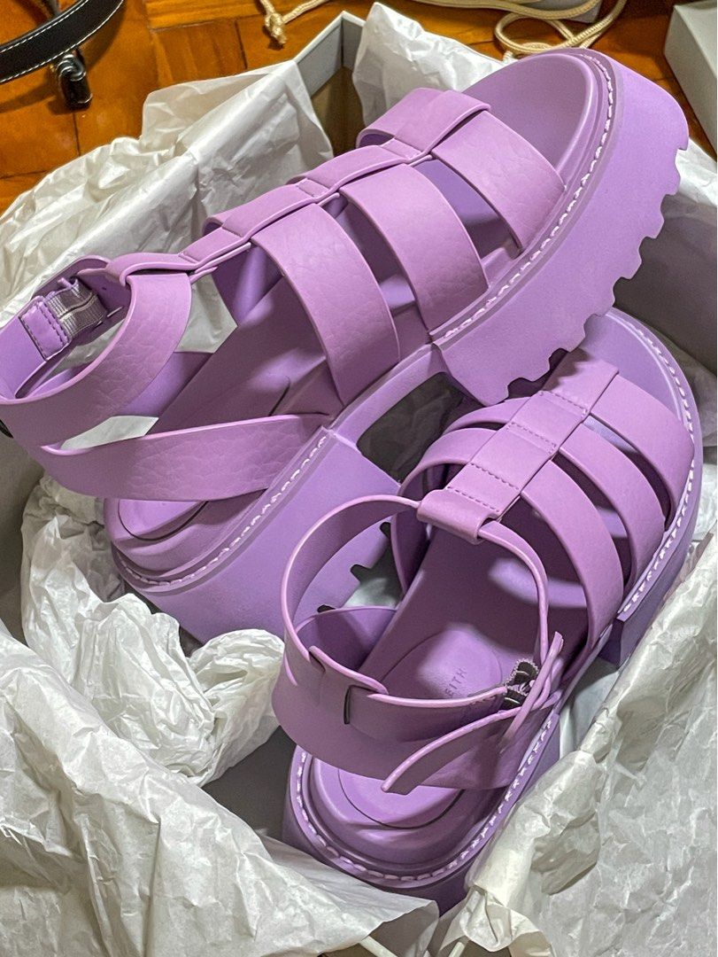 Purple gladiator clearance sandals