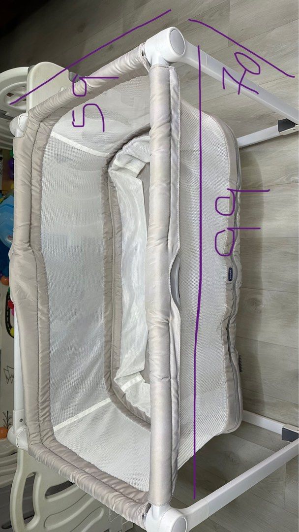 Chicco portable bed crib cot infant newborn baby foldable bed