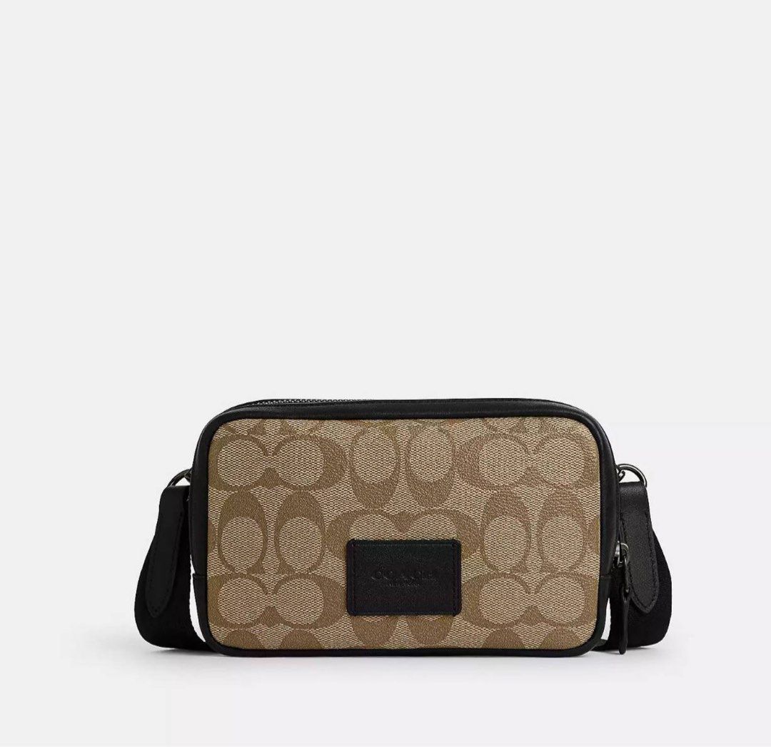 Coach heritage stripe sales pet carrier