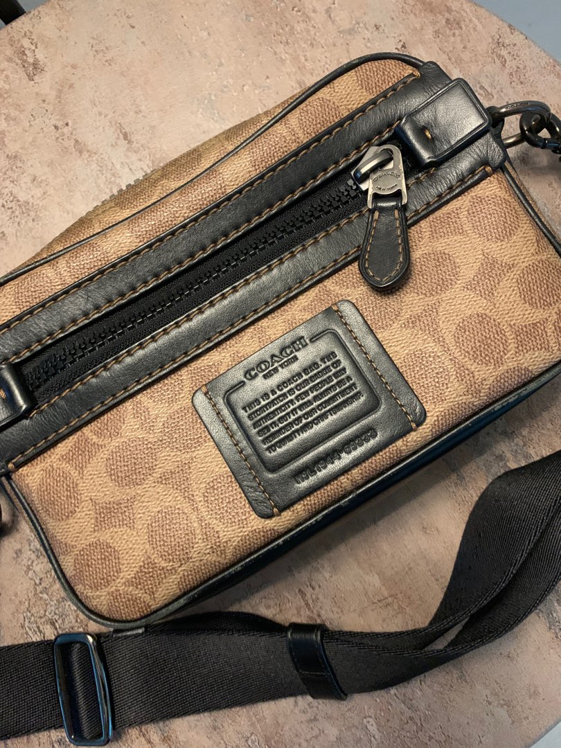 Coach Men Sling Bag, Men's Fashion, Bags, Sling Bags on Carousell