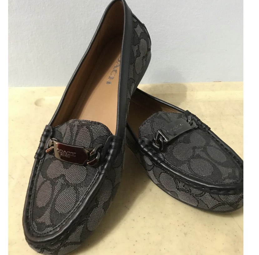 Coach top moccasin shoes