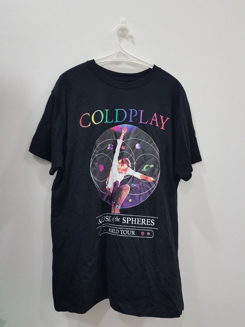 COLDPLAY CONCERT 2023/2024 T-SHIRT FOR SELL (FREE DELIVERY), Men's ...