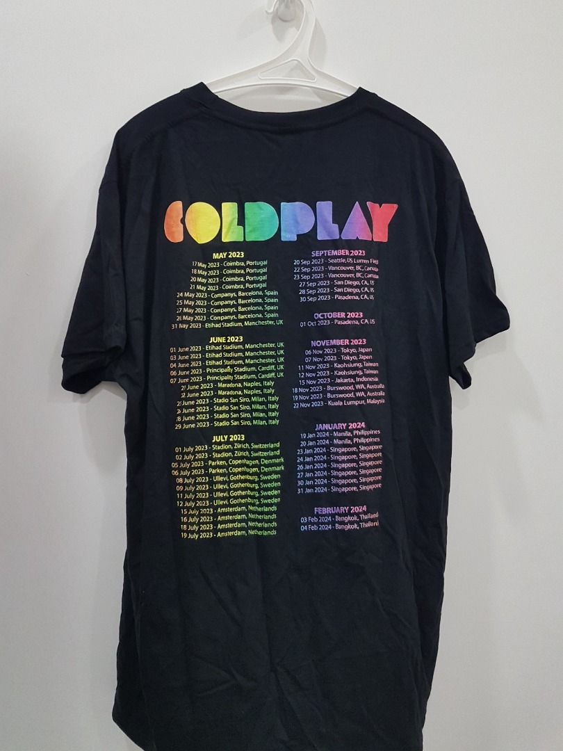 Coldplay t shirt philippines top