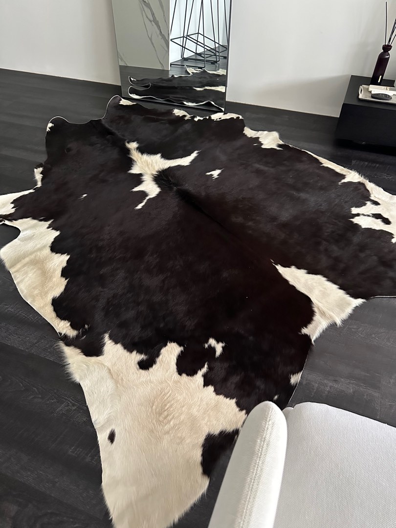 Cowhide Rug, Furniture & Home Living, Home Decor, Carpets, Mats