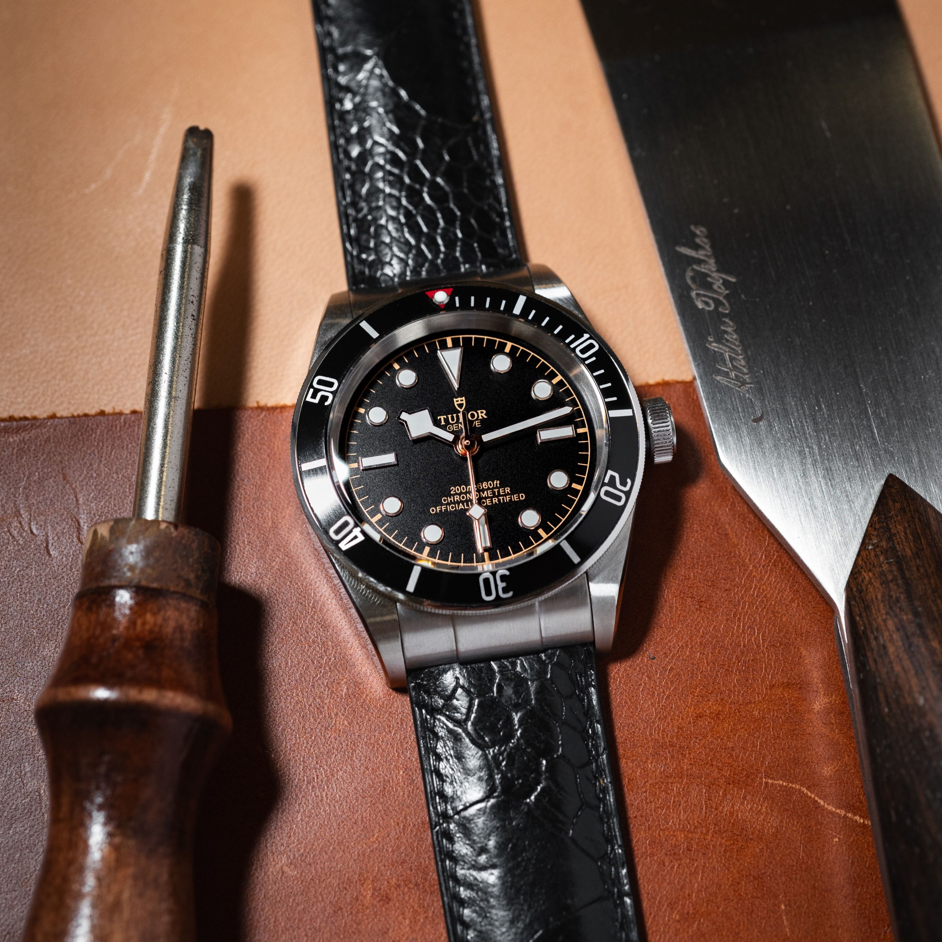 Custom tudor clearance watch