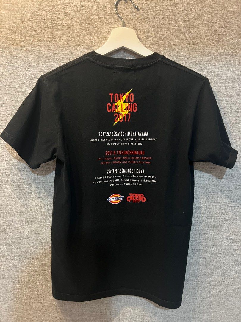 Dickies X Tokyo Calling 2017 Official T shirt for Men Unisex