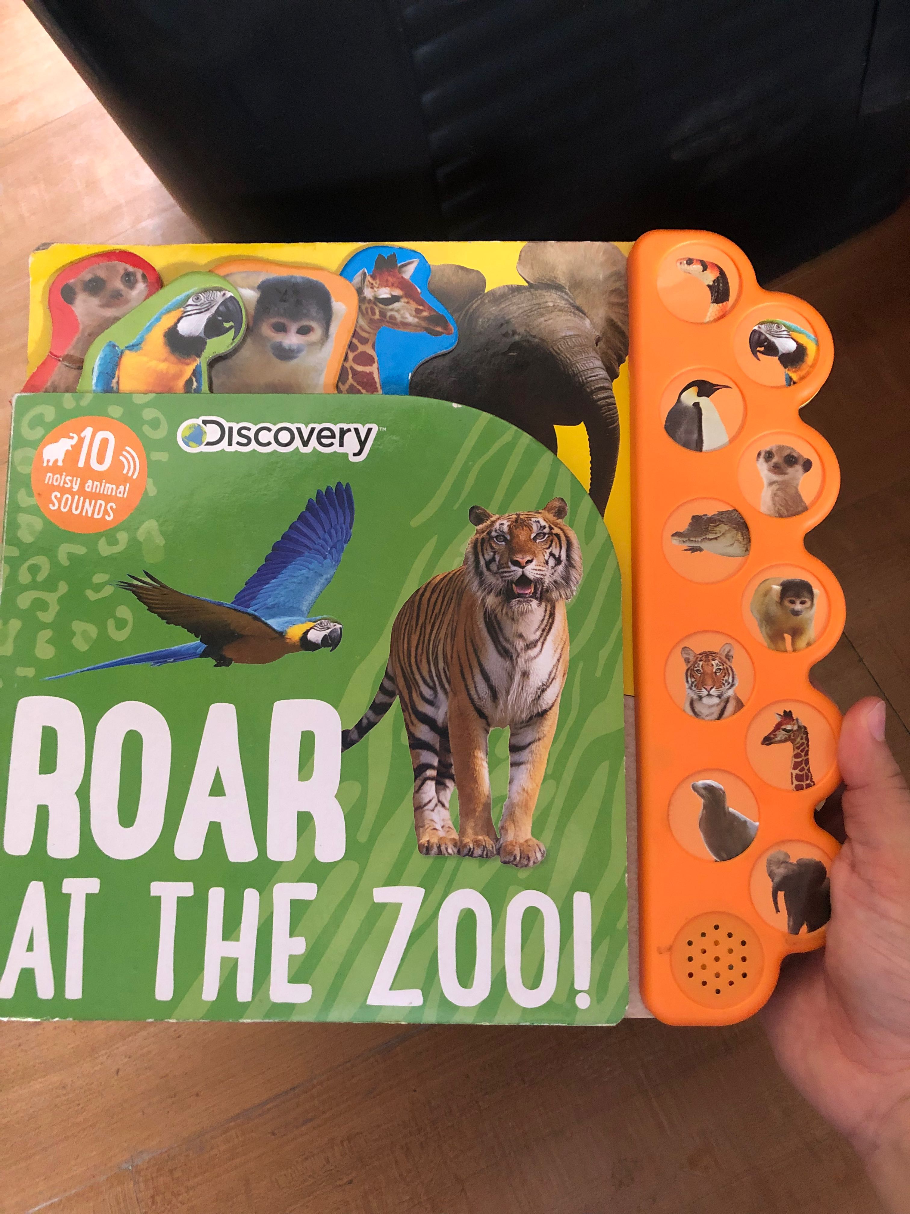 on　Zoo　Toys,　Books　boardbook,　Children's　Roar　Magazines,　Hobbies　Books　Sound　the　at　Discovery　Carousell