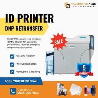 DNP ID CARD PRINTER DUAL SIDED RETRANSFER PRINTER