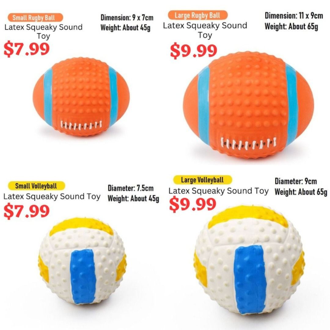 Squeaky sales ball sound