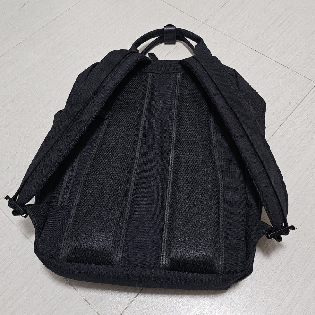 Doughnut macaroon backpack all black sales