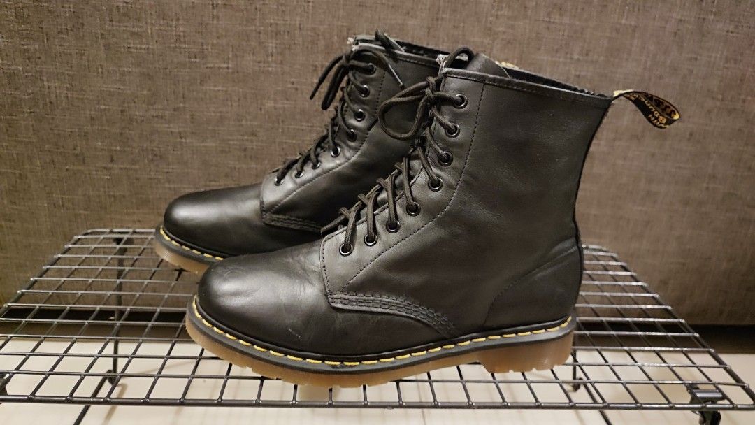 Dr Martens 1460 Soft Black Leather 8 eye Boots UK9 US10 EU43