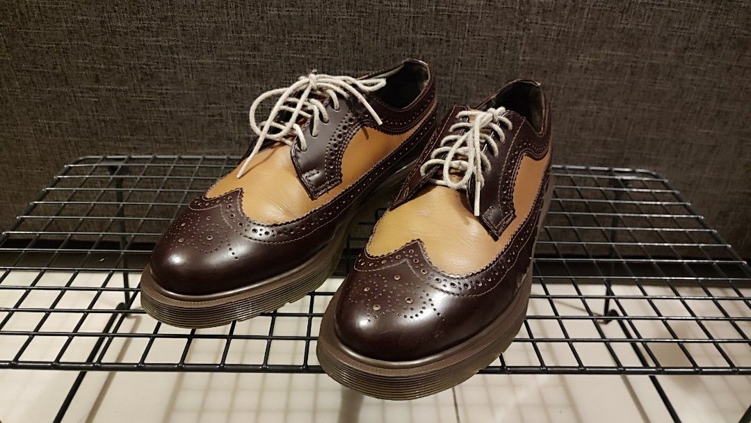 Dr Martens 3989 Brogues Wing Tip 2 Tone UK9 US10 EU43 Men s