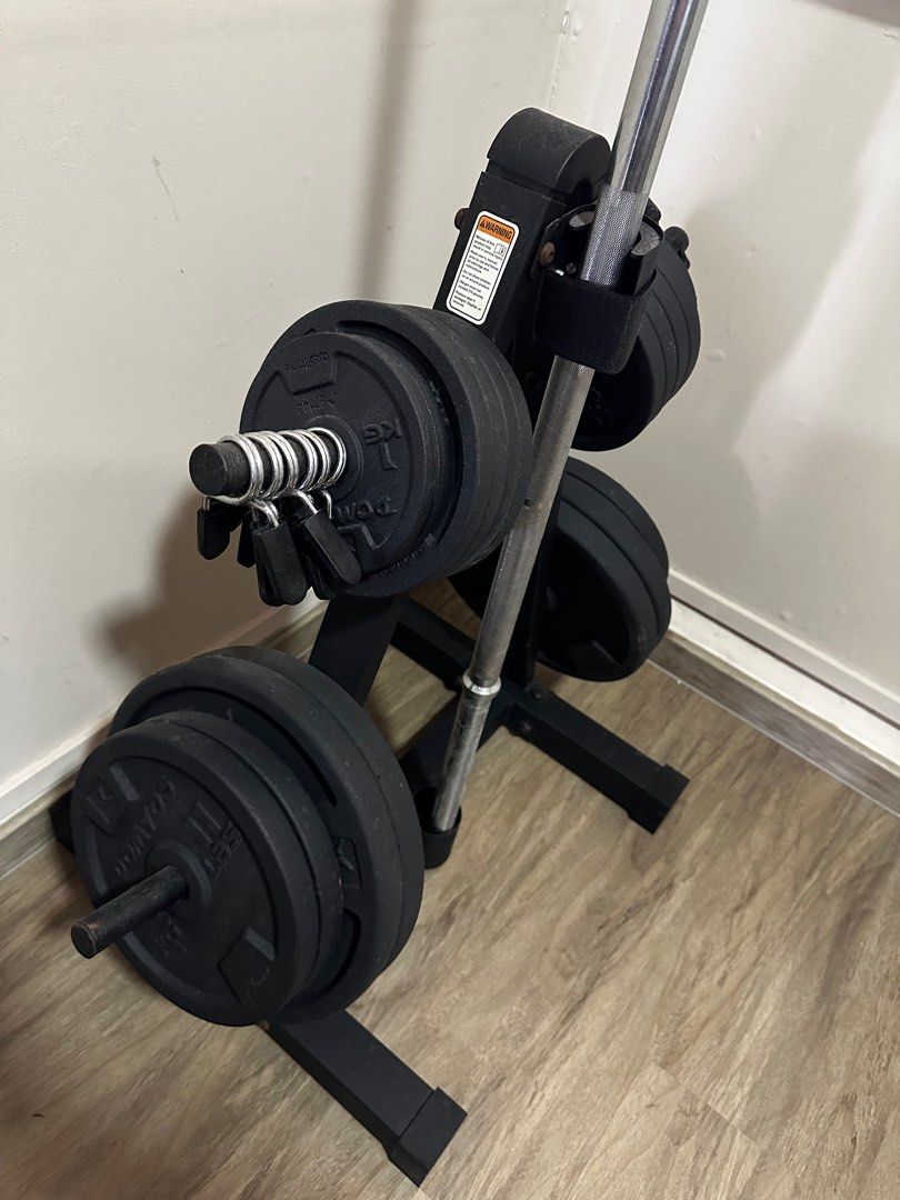 Domyos dumbbells and bars weight training kit 93 kg store