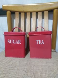 Sugar and tea canister