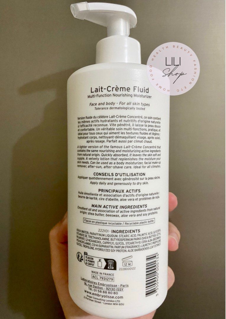 Embryolisse LaitCreme Fluid MultiFunction Nourishing Moisturizer