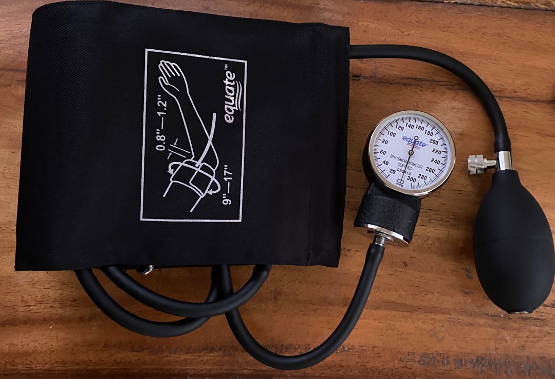 Equate Sphygmomanometer (Manual Blood Pressure Monitor), Health