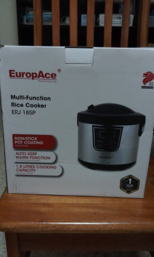 Europace MultiFunction 1.8l Rice Cooker, TV & Home Appliances, Kitchen
