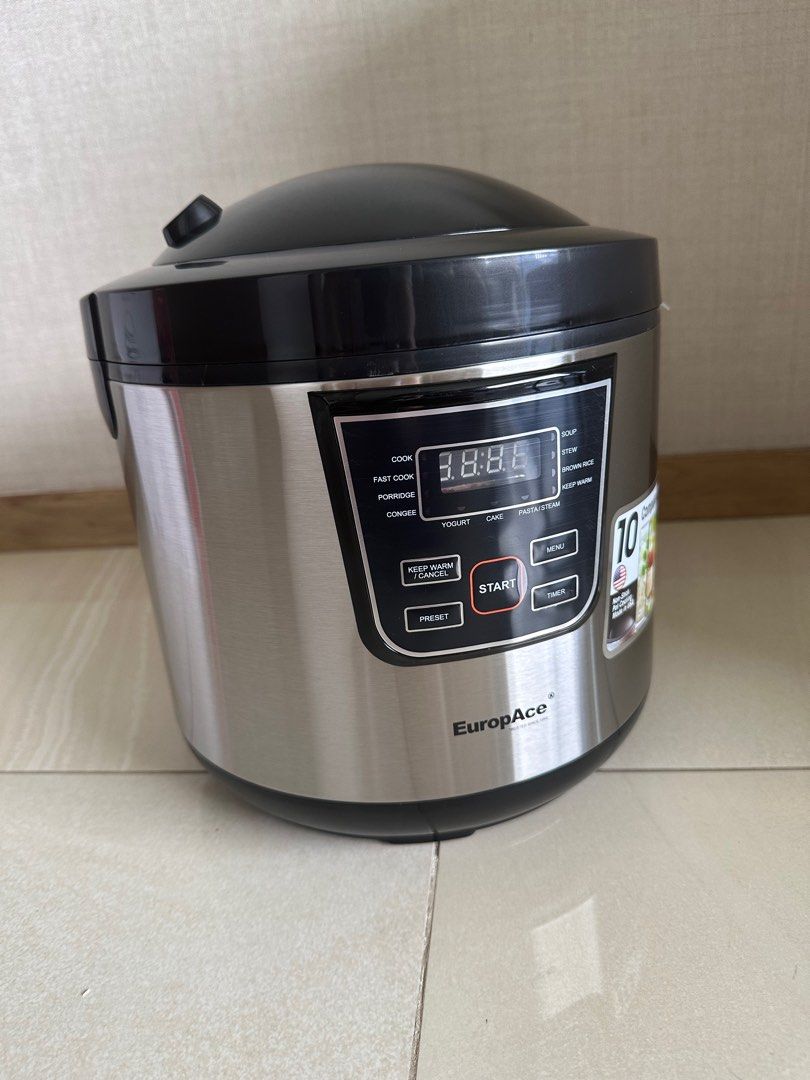 EuropAce Multifunction Rice Cooker, TV & Home Appliances, Kitchen