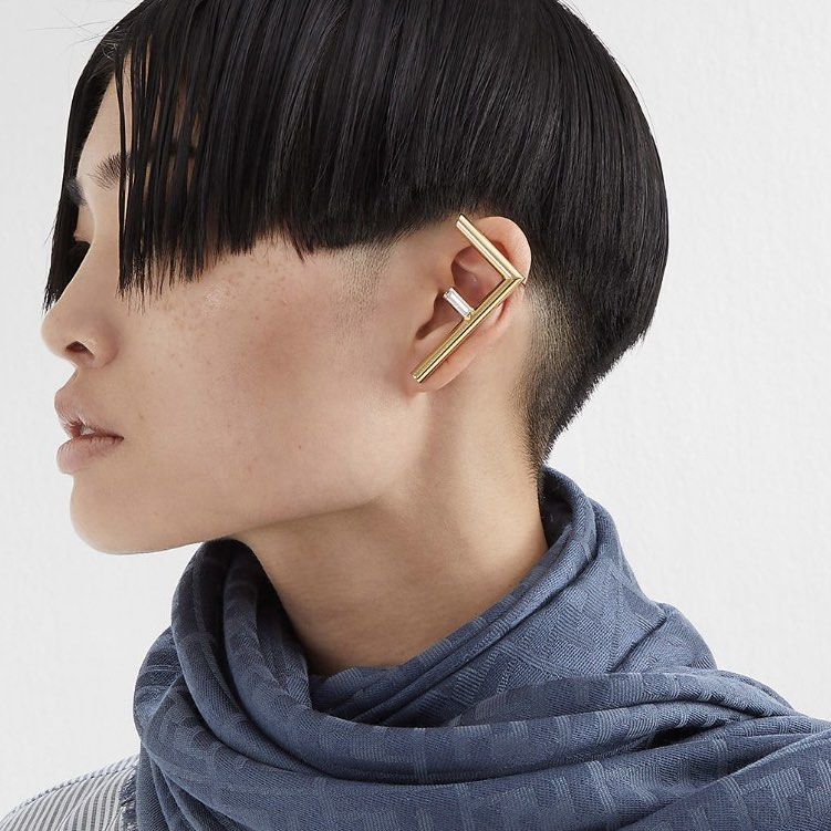 F is Fendi ear cuff Carousell