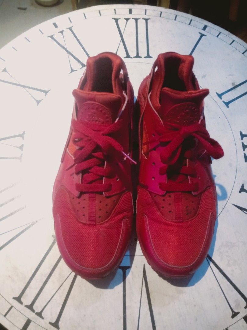 For sale Nike Huarache Triple Red Men s Fashion Footwear