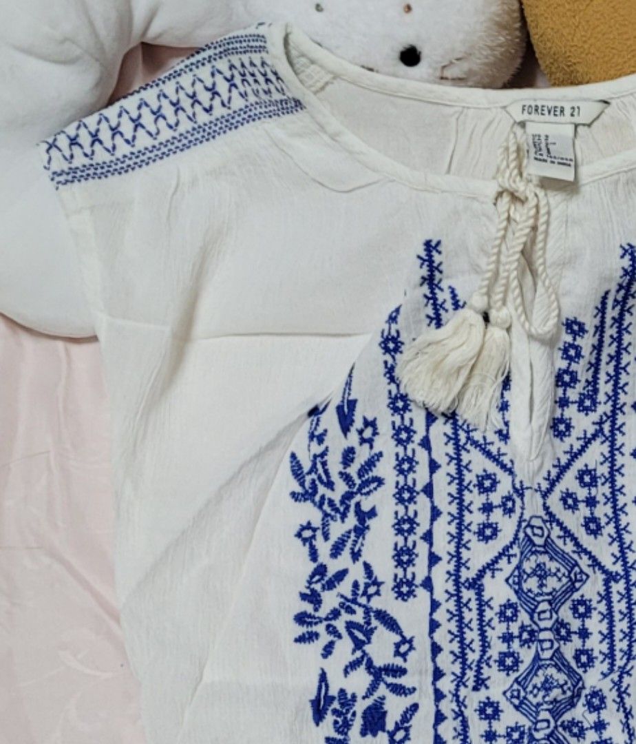 Embroidered tops forever 21 deals