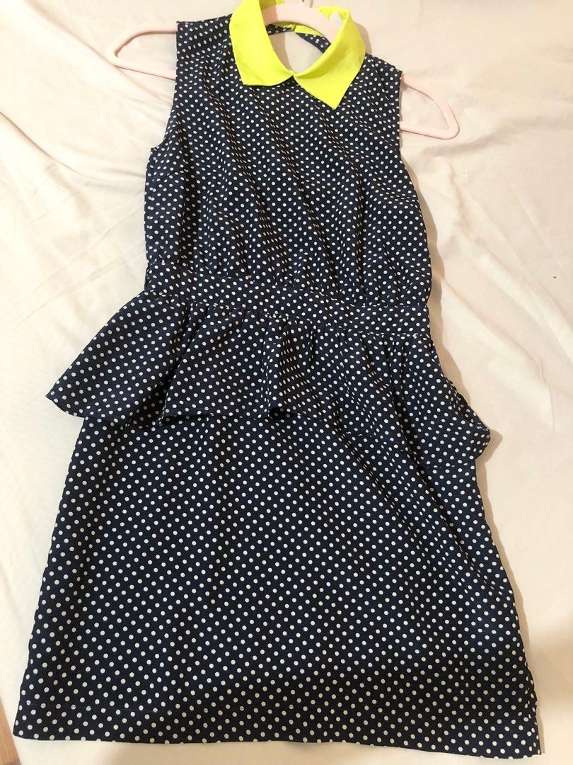 Peplum dress top forever 21