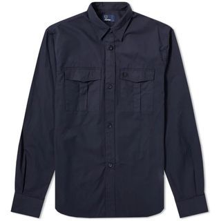 FRED PERRY UTILITY OVERSHIRT Navy