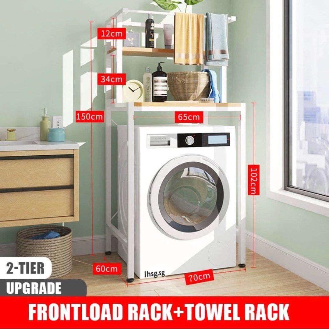 Front load washing machine rack, Furniture & Home Living, Home ...
