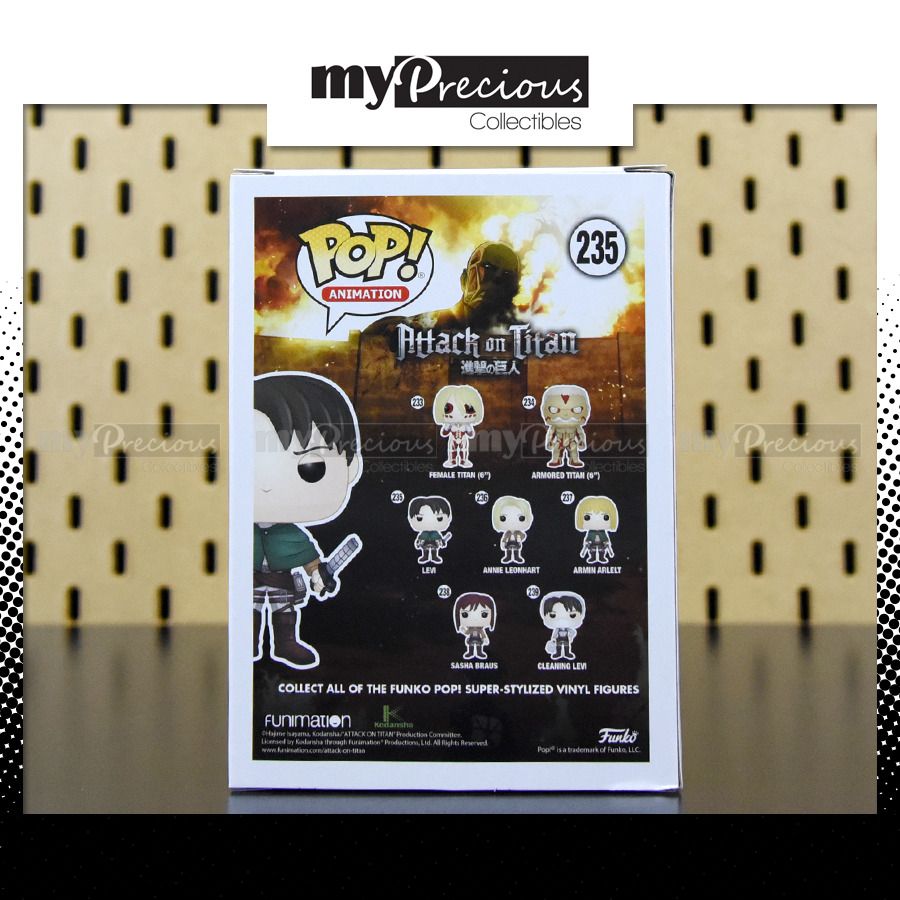 Levi Attack on Titan Funko Pop (235), Hobbies & Toys, Toys & Games on  Carousell