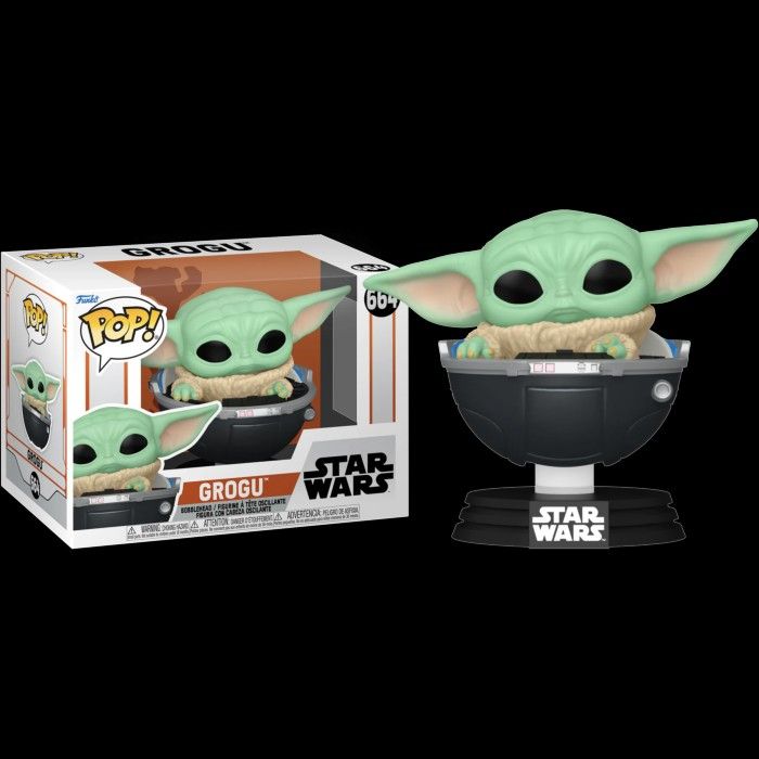 Funko Pop! Star Wars: The Mandalorian - The Mandalorian with Darksaber ...
