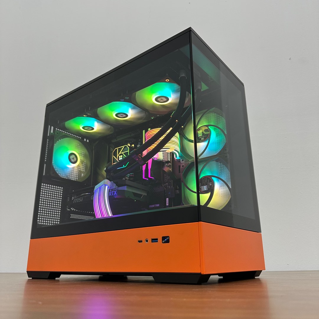Gaming Desktop AMD Ryzen 5 7600 with RTX 4060 Gaming PC, Computers