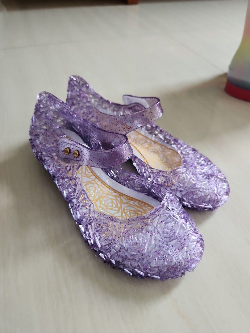 Purple sales jelly shoes