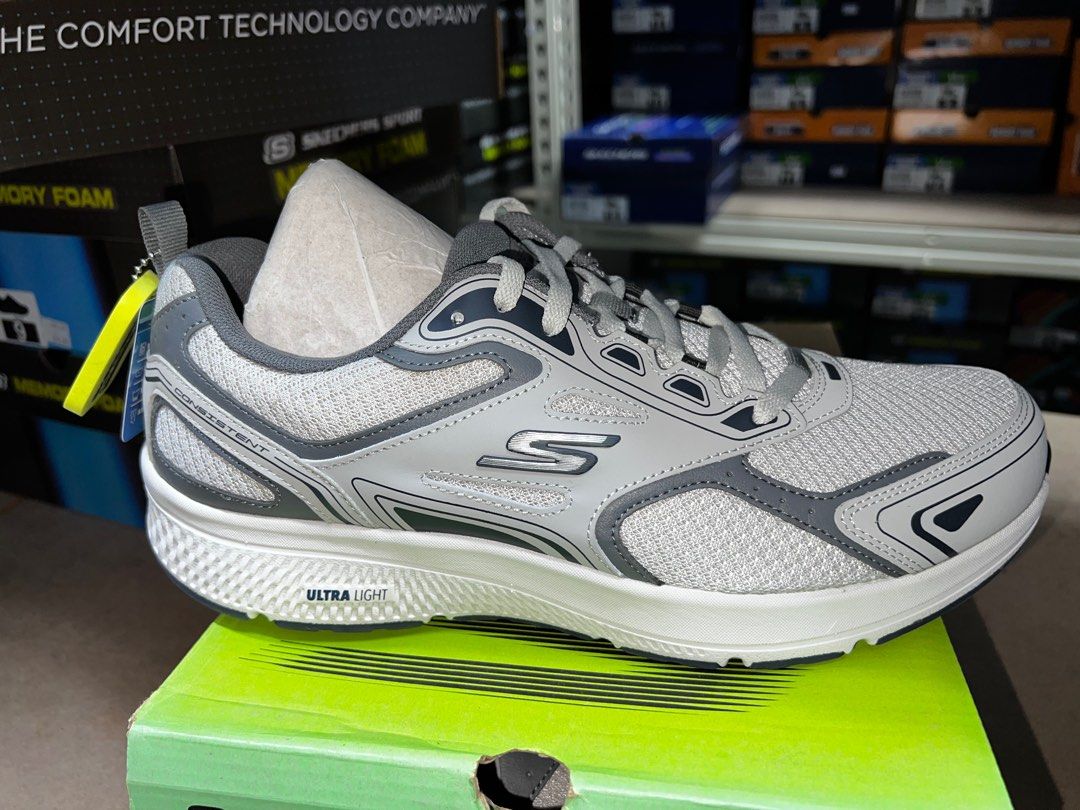 Skechers go run 3 mens silver deals