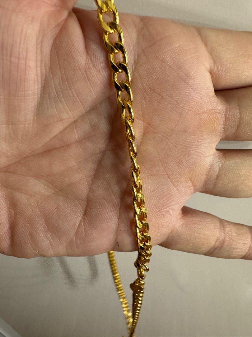Gold plated Chain thickness 5mm Women s Fashion Jewelry
