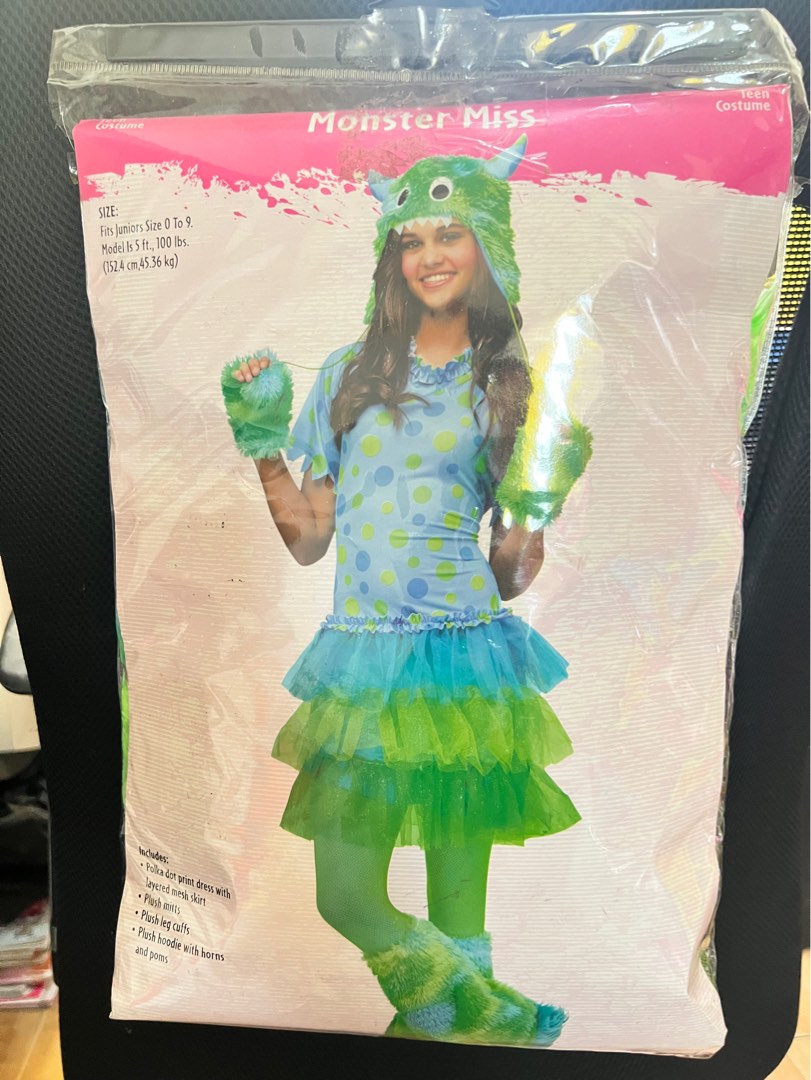 Green Monster Costume, Women's Fashion, Dresses & Sets, Sets or Coordinates on Carousell