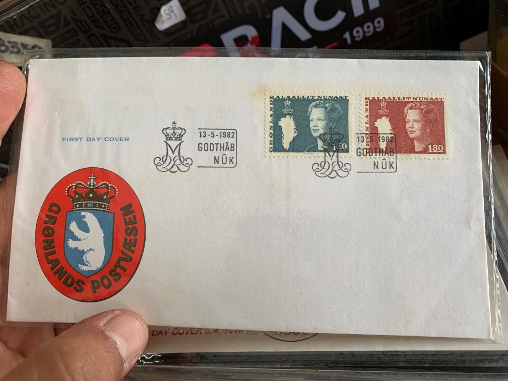 Greenland Queen Margrethe 1982 FDC, Hobbies & Toys, Collectibles