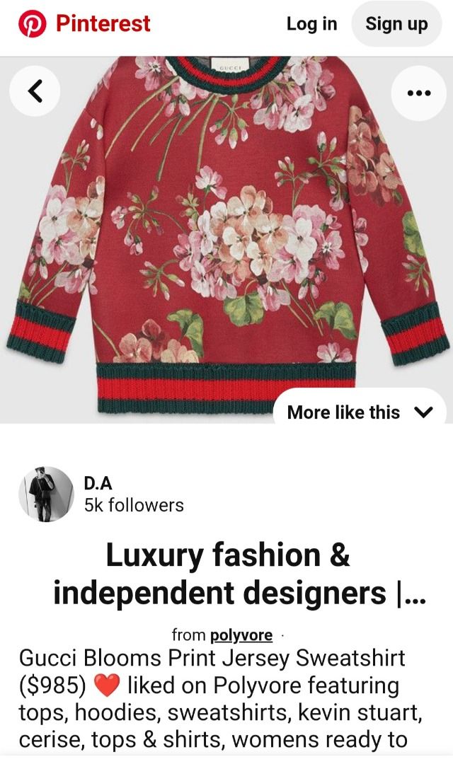 Gucci Blooms Floral sweatshirt