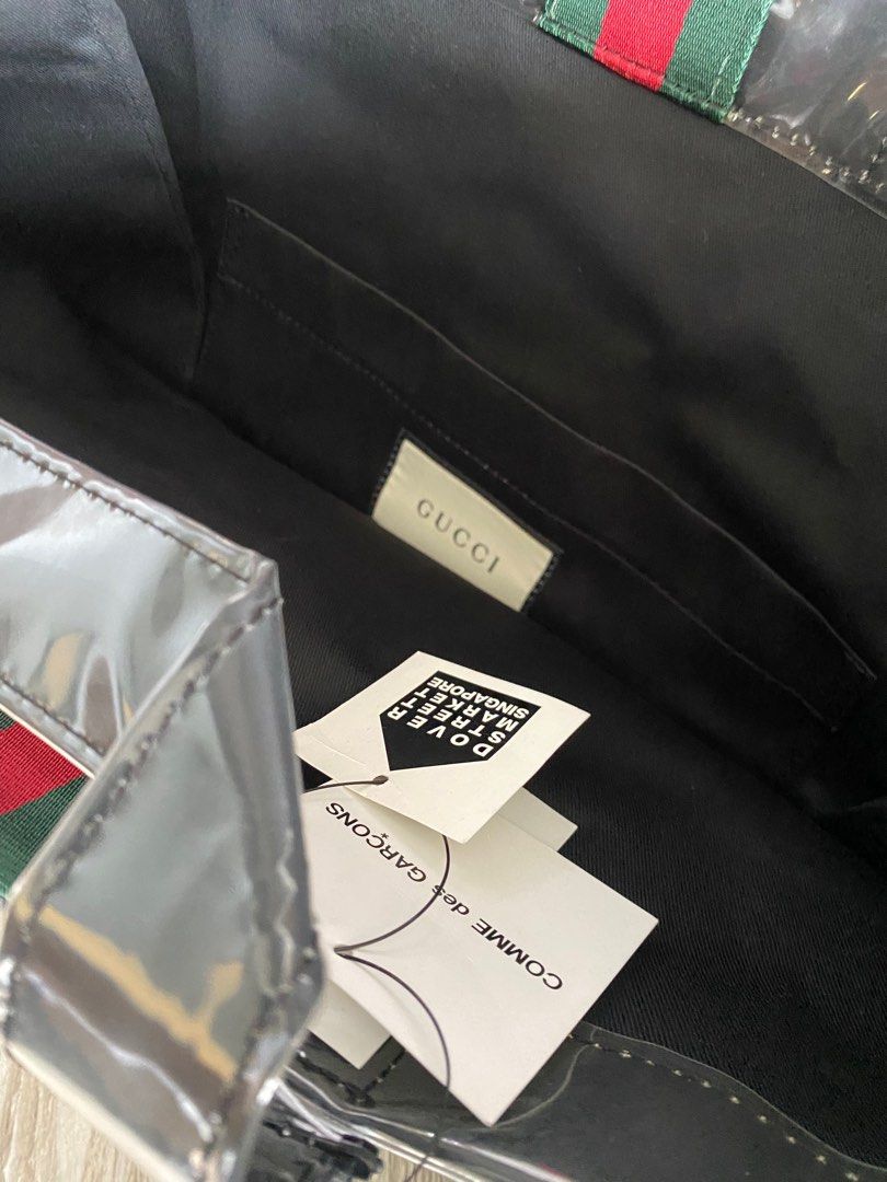 Gucci X Comme des Gar ons Tote bag black Luxury Bags Wallets