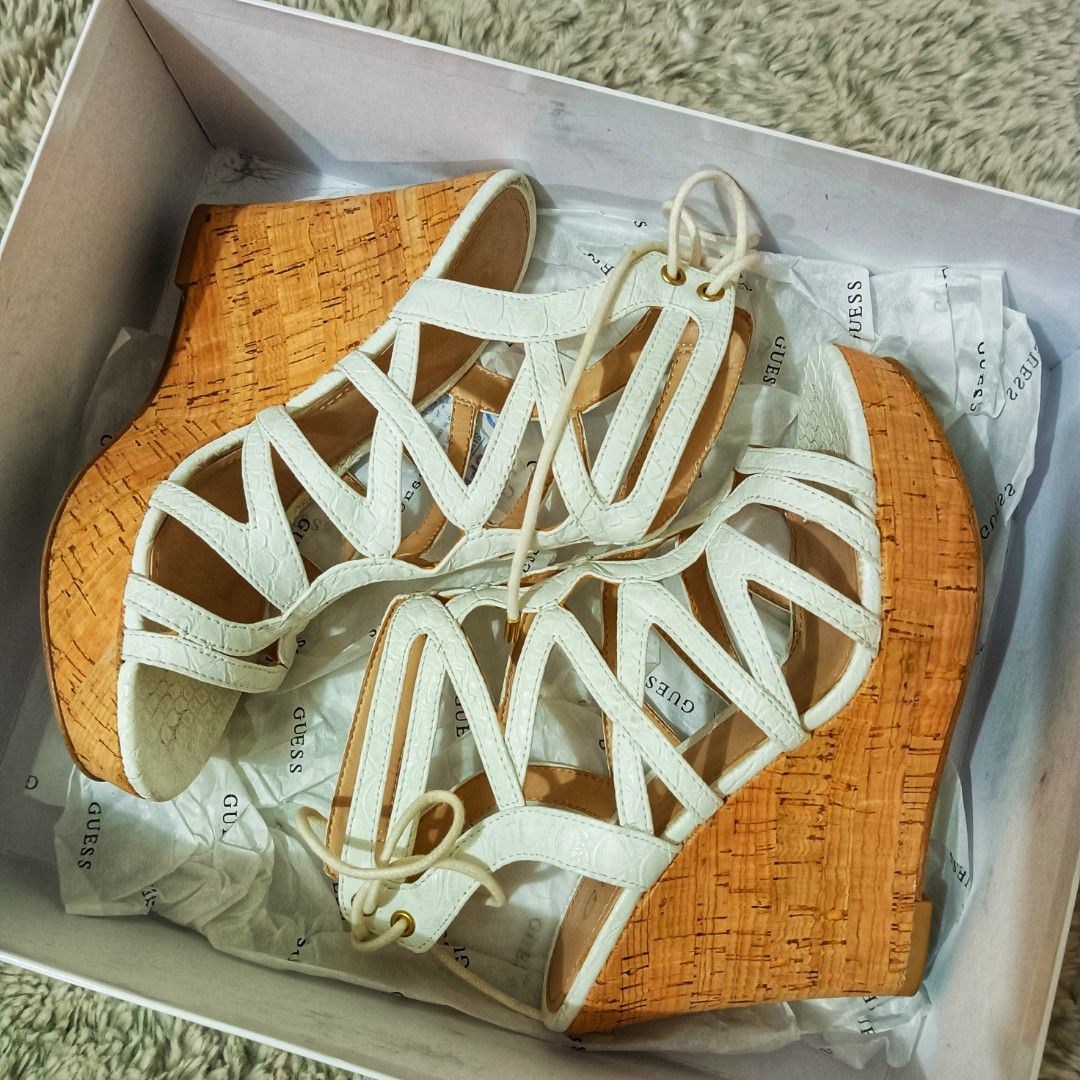 Guess huyana wedge sandal new arrivals