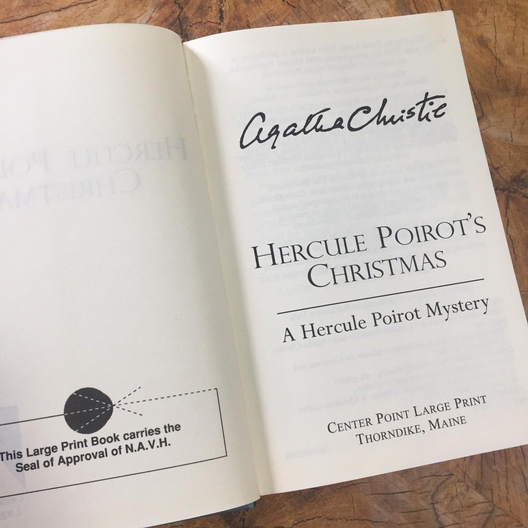 Hercule Poirot's Christmas by Agatha Christie, Hobbies & Toys, Books ...