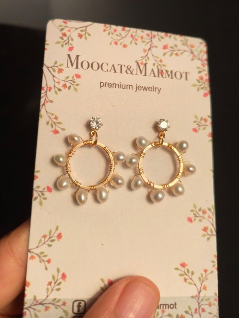 High quality silver post earrings