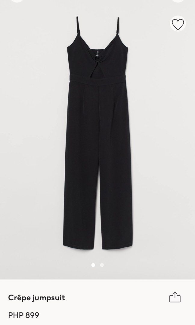 H&m crepe jumpsuit store