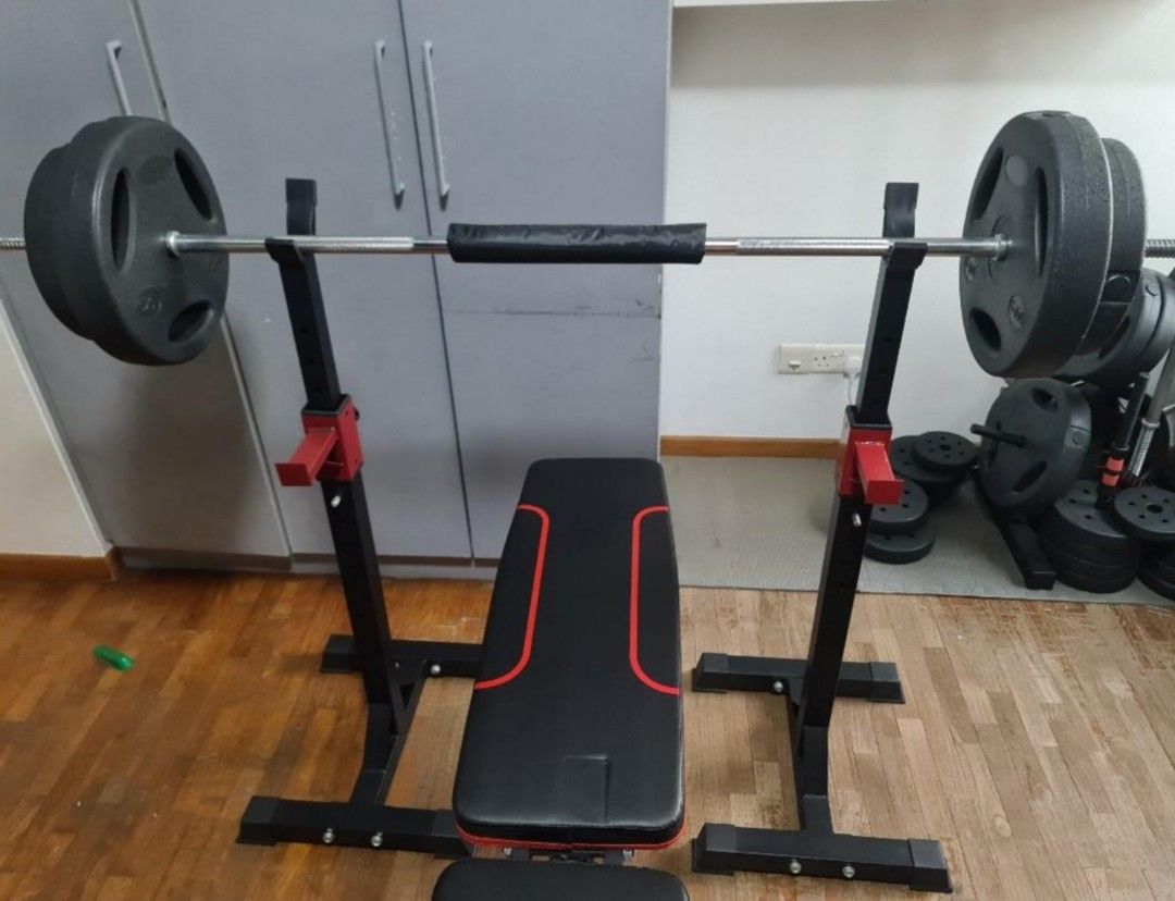 Home Gym Set Sports Equipment Exercise Fitness Weights