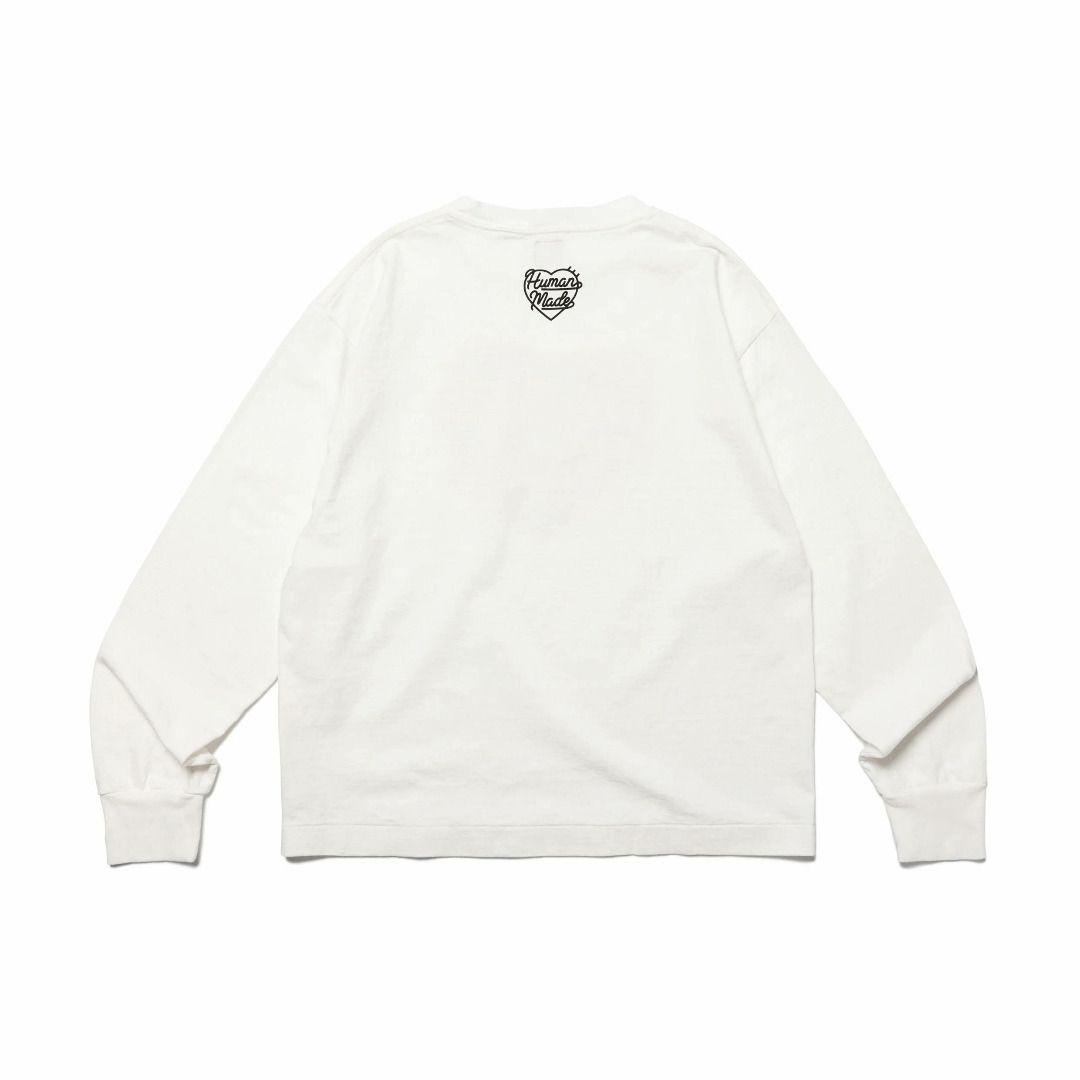 Human Made Heart L/S Tee 長袖Tee T-Shirt Made In Japan 🇯🇵, 男裝