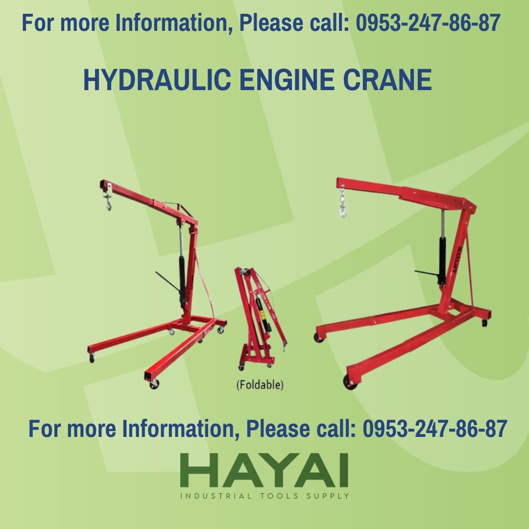 HYDRAULIC ENGINE CRANE, Commercial & Industrial, Construction Tools