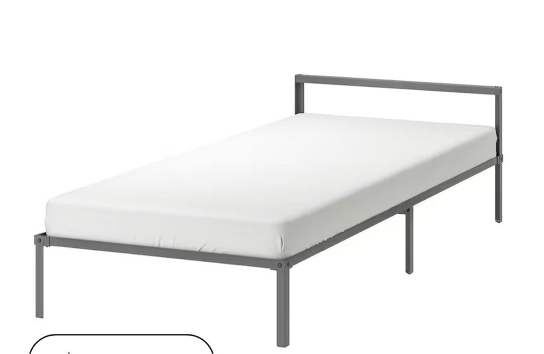 Ikea bed and mattress, Furniture & Home Living, Furniture, Bed Frames