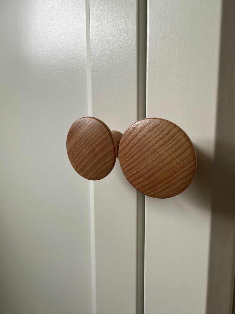 IKEA Billy Bookcase (wooden door knob), Furniture & Home Living