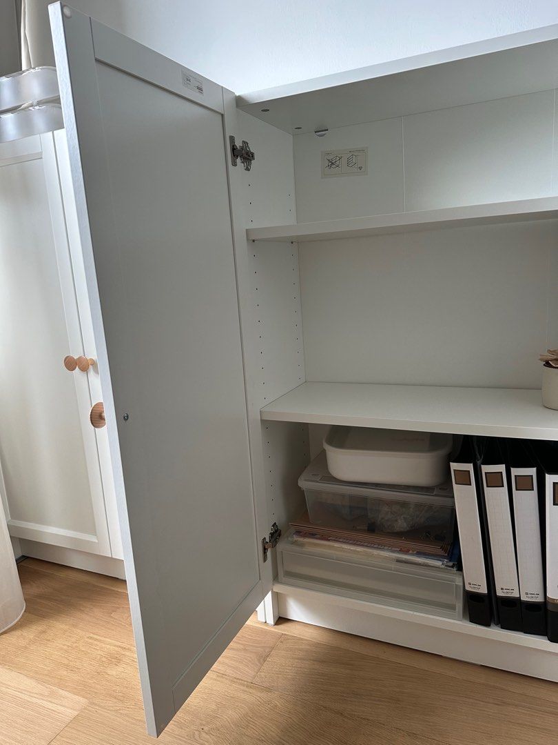IKEA Billy Bookcase (wooden door knob), Furniture & Home Living