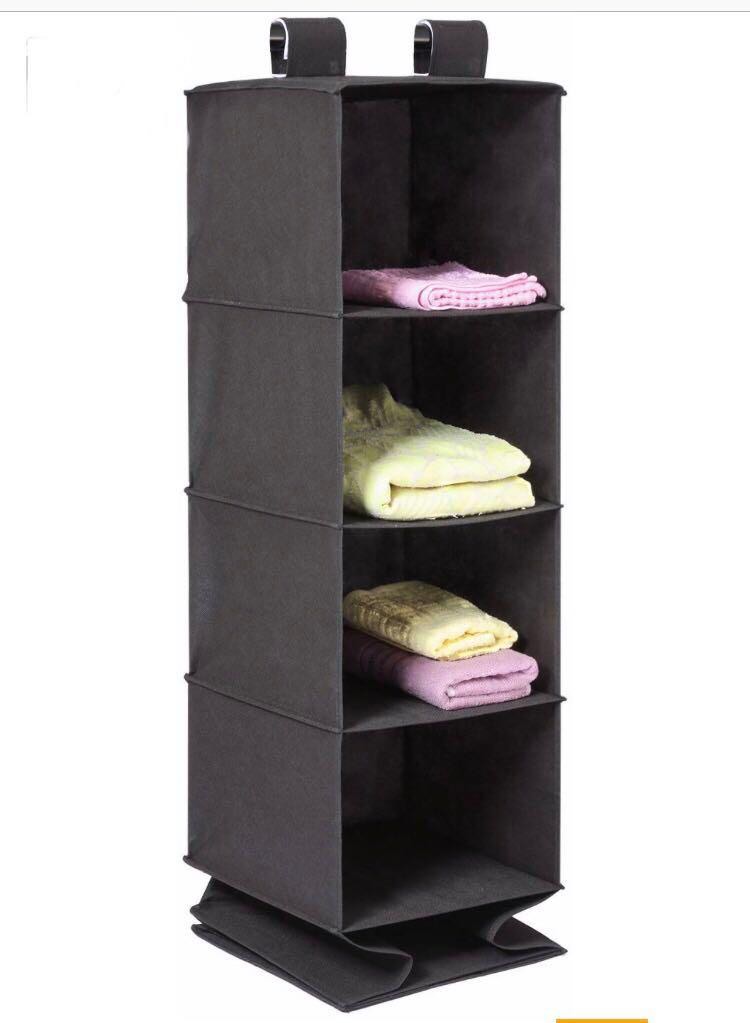 IKEA SKUBB Hanging Closet Storage Organiser Black 5 Compartments